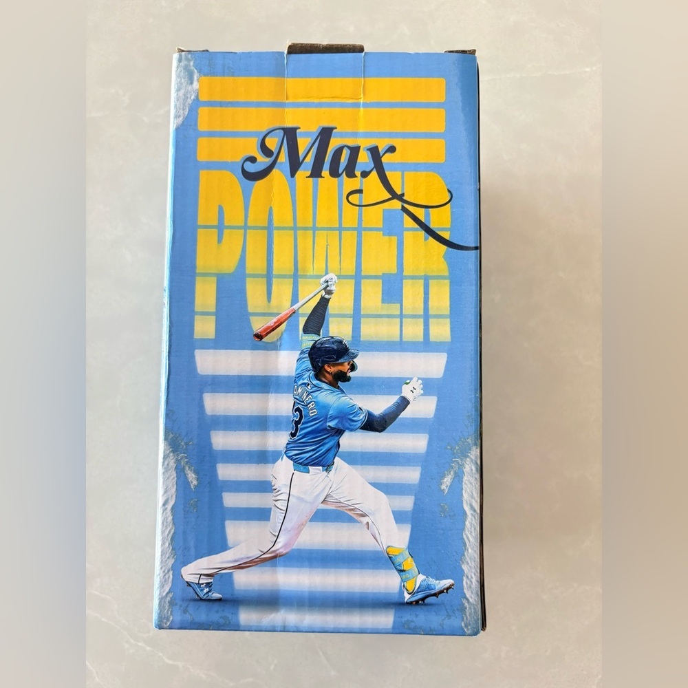 NIB Junior Caminero Tampa Bay Rays SGA Bobblehead 2025 Baseball Collectible - Picture 14 of 16